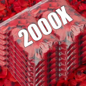 500/1000Pcs Artificial Fake Rose Petals / Colorful Simulation Silk Rose Petal for Valentines Day / Wedding Party Romantic Decoration