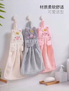 Khăn Lau Tay Nhà Bếp Lau Bát Dĩa Thấm Hút Tốt Hình Heo Dễ Thương Loại Dày - Lutu Mart