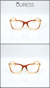 Gọng kính lão sẵn 2 độ rưỡi gọng nhựa acetate 7018 thời trang siêu bền sang trọng OURESS