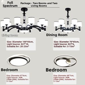 MR.LAMP | Elegant Dust-Proof Chandelier Modern Minimalist