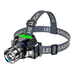 Rechargeable Ultra-Bright Headlamp Fishing Special Long-Endurance Lithium Electric Torch Cap-Mounted Strong Light Night Fishing