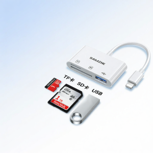 Samzhe | Multi-functional SD/TF Card Reader for Apple Devices Lightning Interface