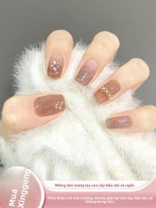 MONLEYTA | Nhựa giả móng tay thời trang mùa hè 2025 mới cao cấp ngắn trung bình dài trong suốt phong cách Pháp