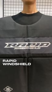 RAPID WINDSHIELD rompi antiangin pelindung tambahan dari angin saat berkendara motor