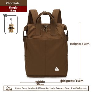 Lightweight Handheld Commuter Large Capacity Backpack