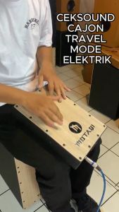 Cahon Kajon Mini Portabel & Drum Box Travel Akustik Elektrik