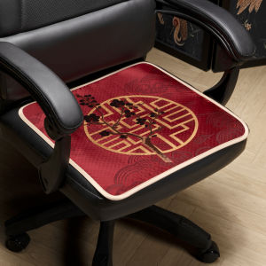 Anti-Slip Chinese Style Office Chair Cushion Luxury Sitting Pad for Extended Use in All Seasons Suitable for Home Or Office