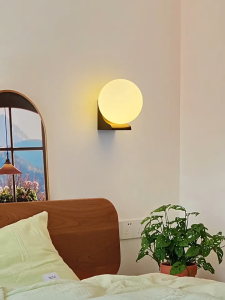 LED wall light Easy to install Hardwood style Easy to replace