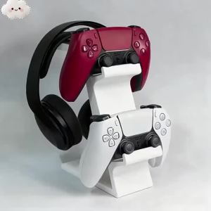 Giá Đỡ Tay Cầm Chơi Game Để Bàn Giá Đỡ Tai Nghe Hộp Đựng Đồ Chơi Game Cho PS5 Switch PC - Giá Để Đồ Hai Tầng Cho Văn Phòng Và Phòng Khách