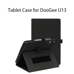 Tablet Case for Dogee U13 13inch PU Leather Material Shockproof Hand Strap Protective Cover Kickstand Function