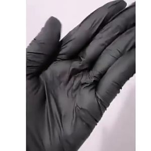 ถุงมือไนไตรสีดํา 100 ชิ้น/กล่อง ถุงมือแพทย์ ถุงมือสัก ถุงมือยางอเนกประสงค์