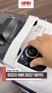 Máy hút bụi có dây Bosch HMH.BGS21WHYG serie 4 2000W 2 lít - Hàng Chính Hãng