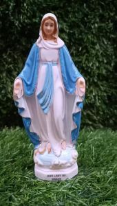 Tượng Đức Mẹ Bạn Ơn chất liệu gốm sứ(ceramic) tượng trang trí xe hơi 13cm bền màu quà tặng công giáo