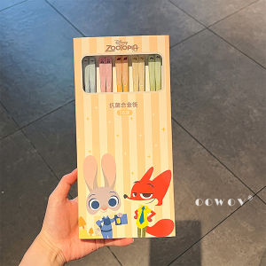Disney | Antibacterial and Mildew-resistant Alloy Chopsticks