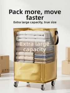 Large Capacity Rolling Organizer for Clothes and Quilts