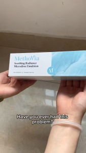 MethoVia Soothing Radiance Microdose Emulsion Hydrating Gentle Brightening Skin Barrier Care Individually Wrapped Fresh Dose Easy to Carry