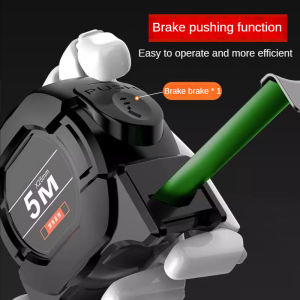 Self locking Steel Tape measure black Fluorescent tape 5M High precision Thickened Wear-resistant Fall resistant Measuring Tape