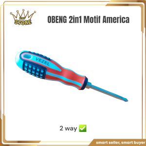 OBENG BOLAK BALIK 2WAY MOTIF AMERIKA / OBENG 2in1 Motif Amerika MURAH