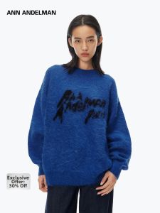ANN ANDELMAN | Relaxed Cozy High-end Womens Round Neck Pullover Sweater