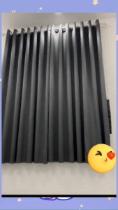 Rèm Cửa Sổ Cao Cấp- Rèm Cửa Chất liệu Vải Gấm Chống Nắng Ella Trang Trí Decor Phòng Siêu Đẹp- Rèm Cửa Màu Xám Và Màu Nâu