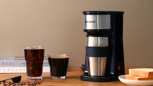 Americano Drip Coffee Maker with 420ml Coffee Mug Portable Household Coffee Maker Electric Coffee Machine