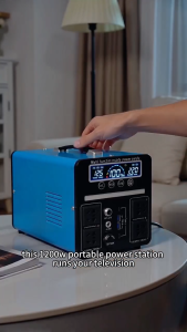 220V 1500W Portable Power Station with LED Display | Outdoor Camping Generator Emergency Power Supply | solar supply