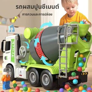 JIFANPAUL | Đồ Chơi Xe Xây Dựng Hợp Kim Lớn: Máy Xúc & Xe Trộn Bê Tông