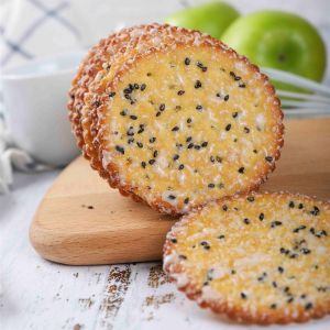 Old Fashioned Black Sesame Cookies Nostalgic Snacks Whole Box Meal Replacement Biscuits 500g Crispy Sweet Black Sesame Biscuits