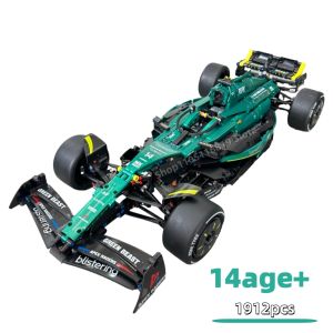 Aramco Martin AMR24 F1 Racing Building Blocks Mechanical Group 1912Pcs Bricks Technics Vehicles Race Car Model Toys Decor Gifts