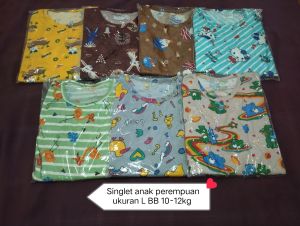 SINGLET ANAK PEREMPUAN PRINTING