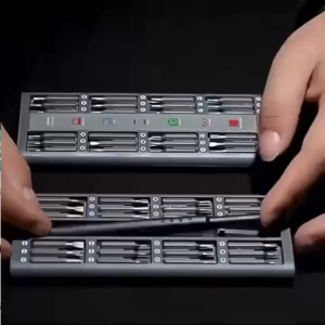 Bộ tua vít đa năng mini 24 đầu và 1 cán xoay chất liệu thép từ tính cao cấp sửa chữa máy móc điện tử cỡ nhỏ