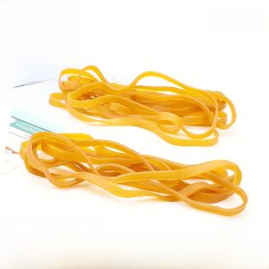 Yellow Rubber Band Wide Elastic Band Elephant Skin Strap Home Organization Tool JCA Brand 6mm Thickness from Vietnam