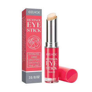 Eelhoe Retinol Eye Stick Anti-Aging Fades Fine Lines Repair Dark Eye Bags Eye Cream Puffiness Brightening Eye Cream Deep Anti Wrinkle Moisturizing Remover Dark Circles Lifting Moisturizing Eye Balm Stick