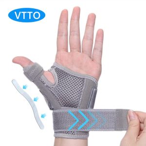VTTO 1PC Flexible Splint Wrist Thumb Support Brace for Tendonitis Arthritis Breathable Thumb Protector Guard Fits Right and Left Hand