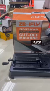 Nasara KTO Portable Cut Off Machine Chop Saw Cutting Machine 355MM 2200W Free 14Inch Cutting Disc Mesin Potong Besi Kayu