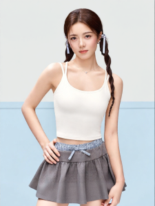 Secret World | Padded Tank Top Without Bra Integrated Back