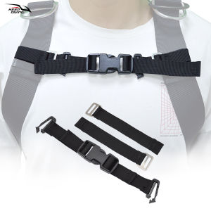 Diving Backplate Set Wing BCD Chest Strap Buckle Adjustable Scuba Diving Jacket Style BCD Quick Release Chest Sternum Strap