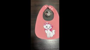 Disney | Luxurious baby nipple newborn feeding bib U-shaped baby bib for drool cartoon-printed newborn nipple soothing emotion newborn