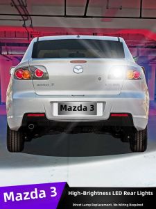 Super Bright LED Rear View Mirror Bulb for Mazda 3 Classic 06-12 Models Single Piece Packaging High Intensity Lighting System