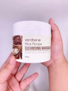 Kem tẩy trang Massage Verobene Rice Cipe - Cleansing massage cream 300ml