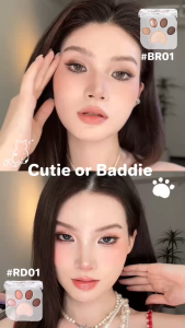 Pinkflash Pawfect Wink 5-colors Eyeshadow Palette High Pigmented Blendable Smooth Delicate Powder Long Wear