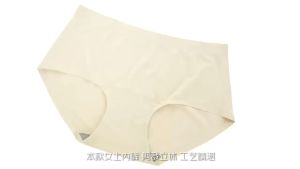 BO-Bonnie Ice Silk Panties Seamless Women Underwear Middle Waist Seluar Dalam Wanita Women Briefs Underwear Panty