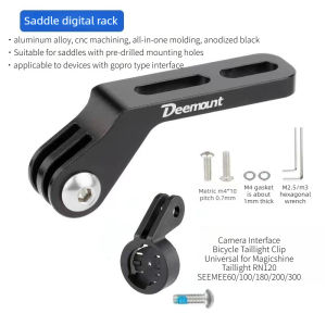 GOPRO Seat Mount Under-Hanging Tail Light Rack Extension Bracket Action Camera Saddle Mount Tail Light Rack Saddle