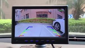 12V/24V 7 Inch Car Monitor TFT LCD 1024X600 Display Rear View Screen for Vehicle Backup Camera CCTV Home Security Surveillance