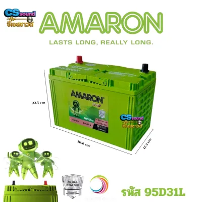 แบตเตอรี่ AMARON 95D31L และ AMARON 95D31R เหมาะสำหรับรถกระบะทุกรุ่น เหมาะกับรถประเภท รถกระบะ SUV MPV รถขนาดกลางถึงใหญ่