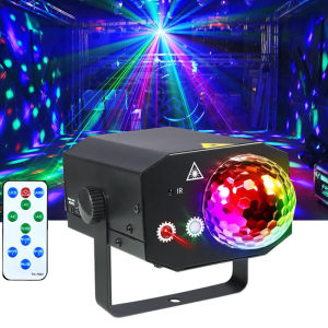 Spinning Disco Ball Disco Lights Stage Lights DJ Party Laser Lights Projector Lights Strobe Party Club Home Festival Decoration