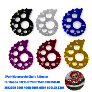 Motorcycle CNC Chain Adjuster Regulator Accessories For Honda CRF150F 230F 250F CRM250AR XLR250R 250L 400R 600R 650R 650L XR230R