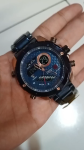 Jam Tangan Pria Original Leopard 8005 (46mm) Tanggal Aktif Crono Variasi Sporty