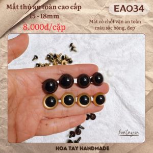Mắt thú an toàn cao cấp 15mm và 18mm EA034 - An toàn và thẩm mỹ