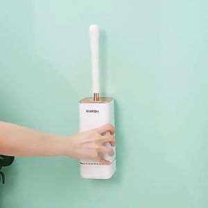 ชุดแปรงล้างห้องน้ำ สามารถแขวนไว้บนผนังพร้อมระบบระบายน้ำ ชุดแปรงล้างห้องน้ำซิลิโคน TPR